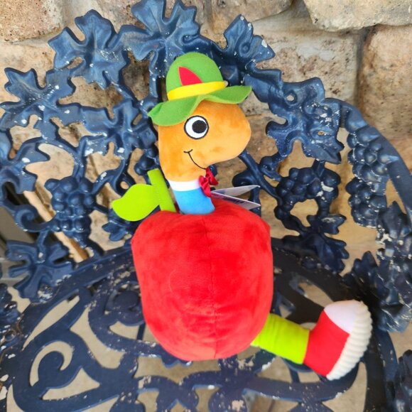 Richard Scarrys Busy Town "Lowly Worm" in an Apple by Kohls Cares 14" H - Picture 8 of 8